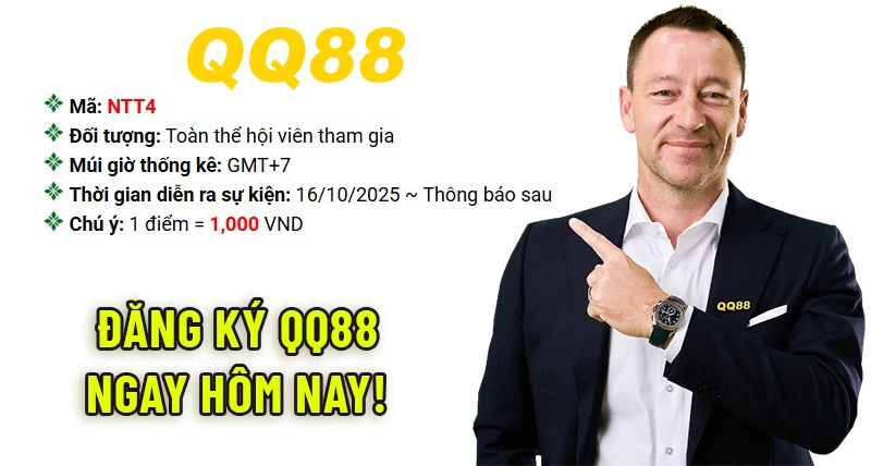 Cách thức tham gia chương trình Nạp tiền thứ tư QQ88